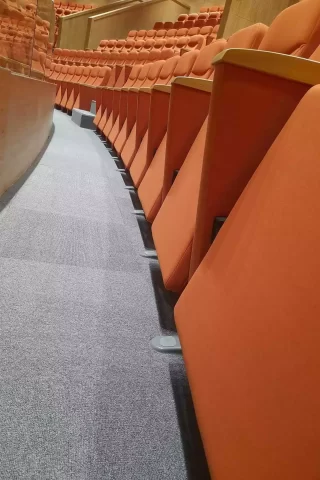 Durable and high quality conference seat manufacturing.