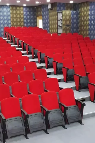 Durable and high quality conference seat manufacturing.