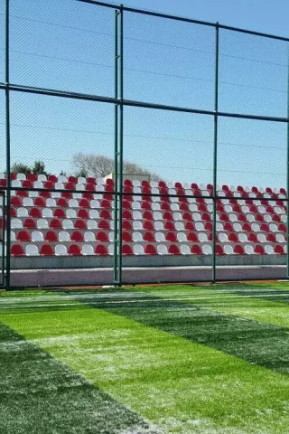 Durable and high quality stadium seats produced in Europe.